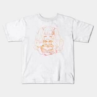 Eat Healthy With Luna! Kids T-Shirt